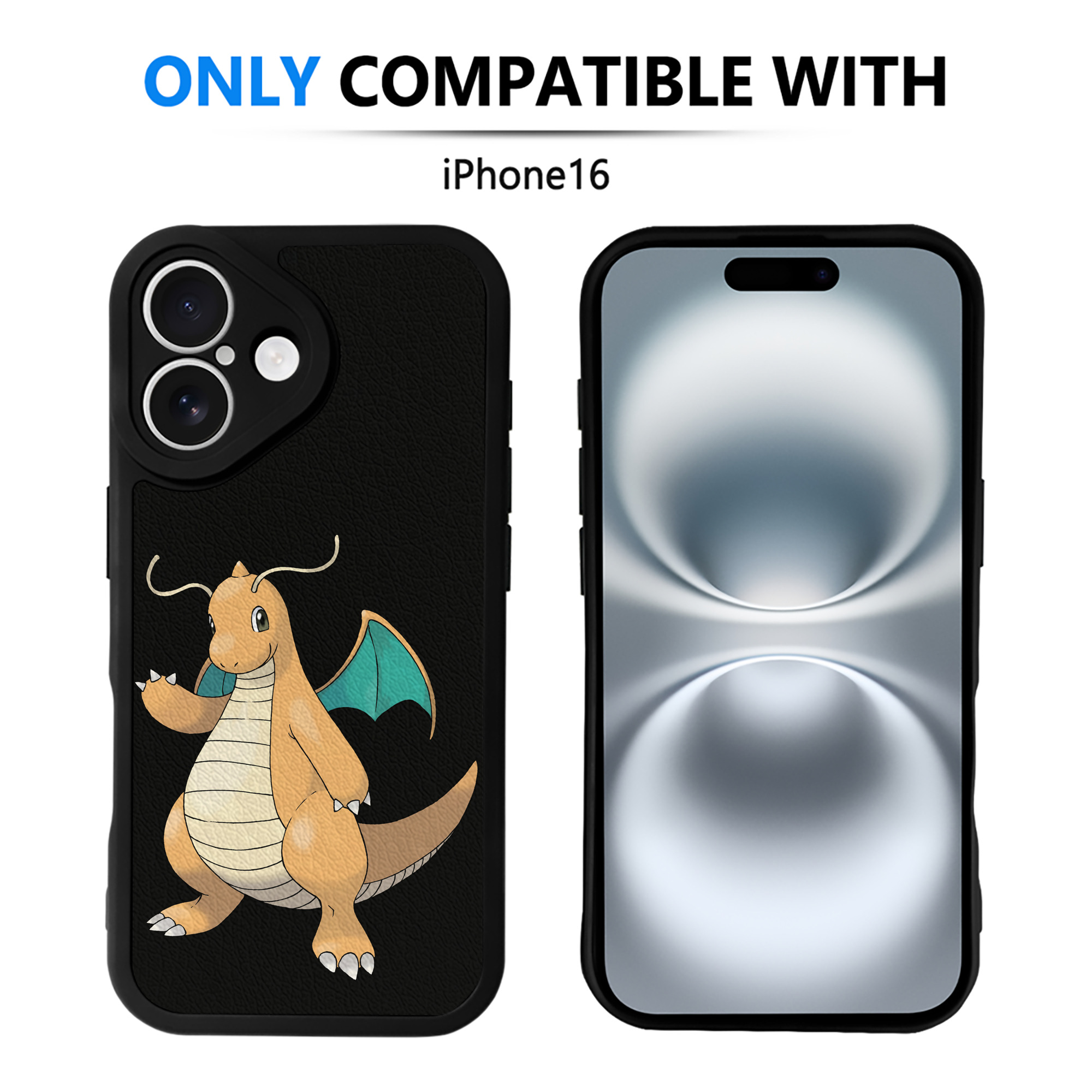 （画像用） ポケットモンスター Pokémon 【iPhone 16シリーズ対応】シリコンスマホケース（レザー調） 材質：シリコン